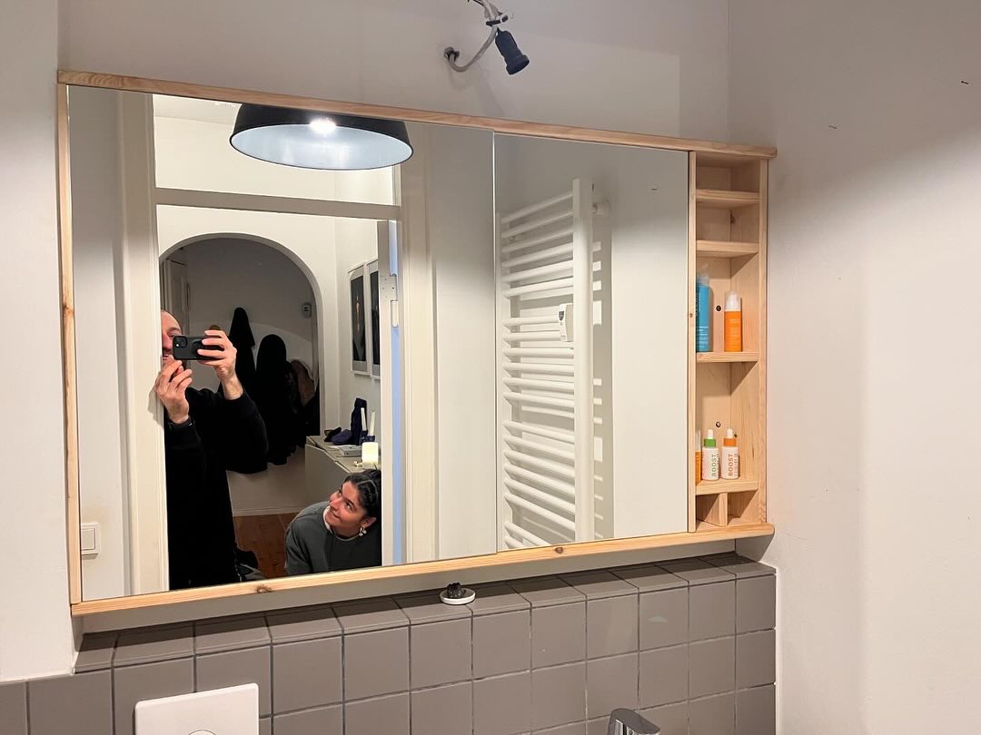 Mirrored Bathroom Cabinet