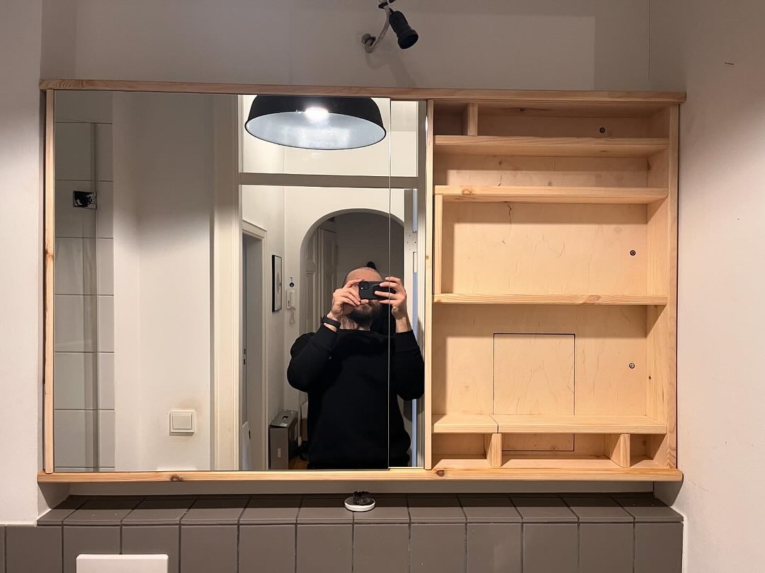 Mirrored Bathroom Cabinet