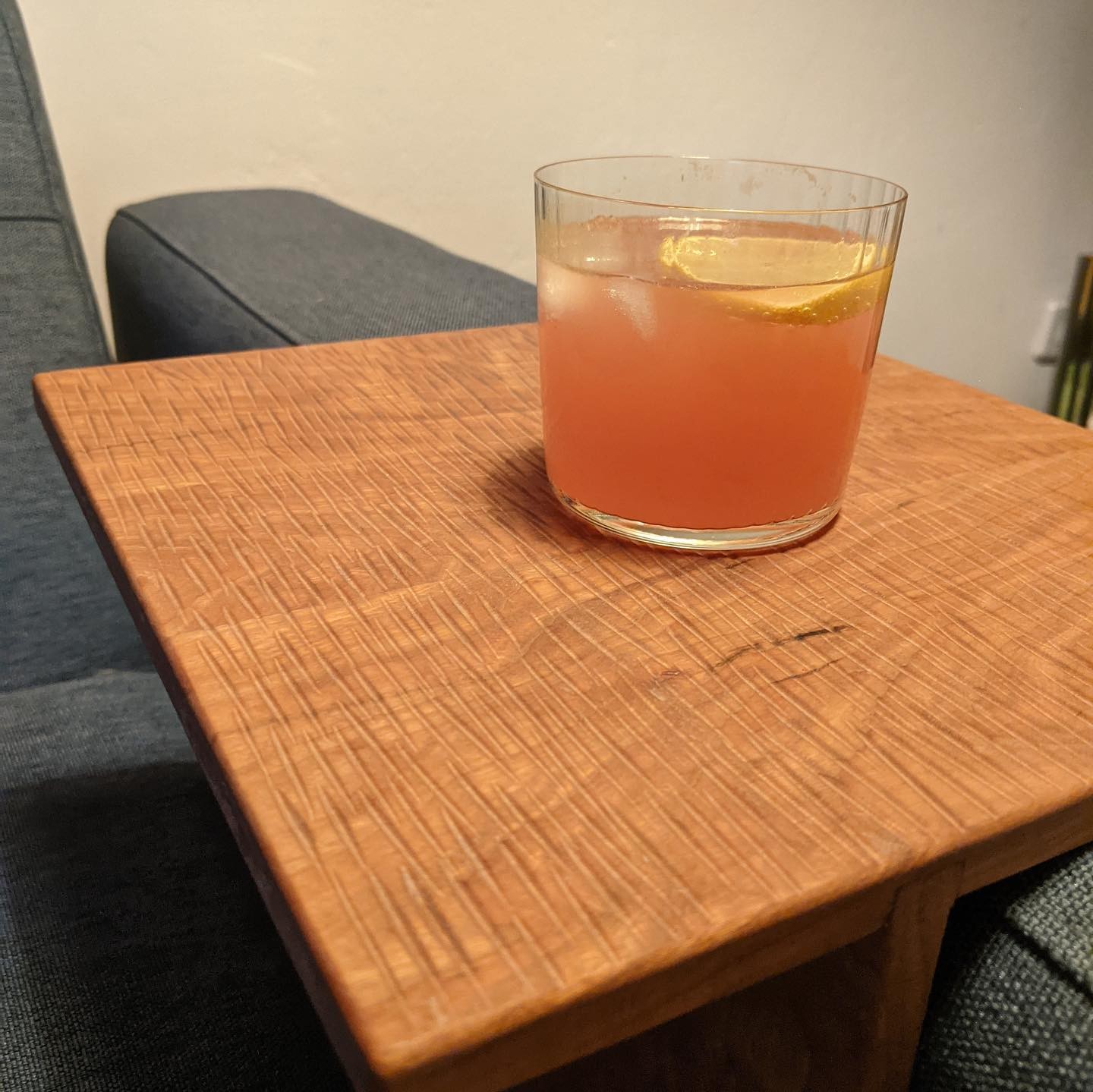 Cherry Couch-Arm Table