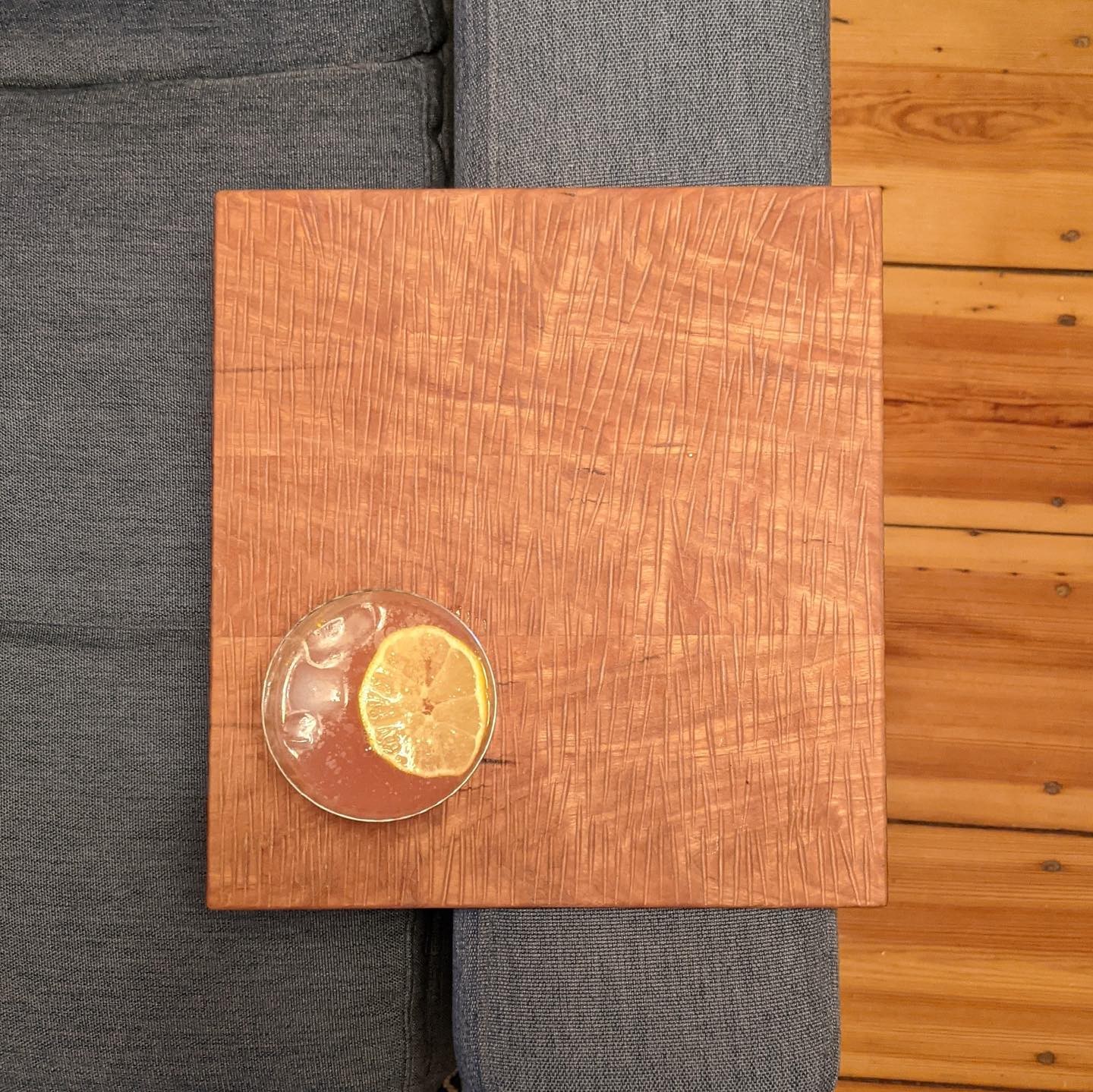 Cherry Couch-Arm Table