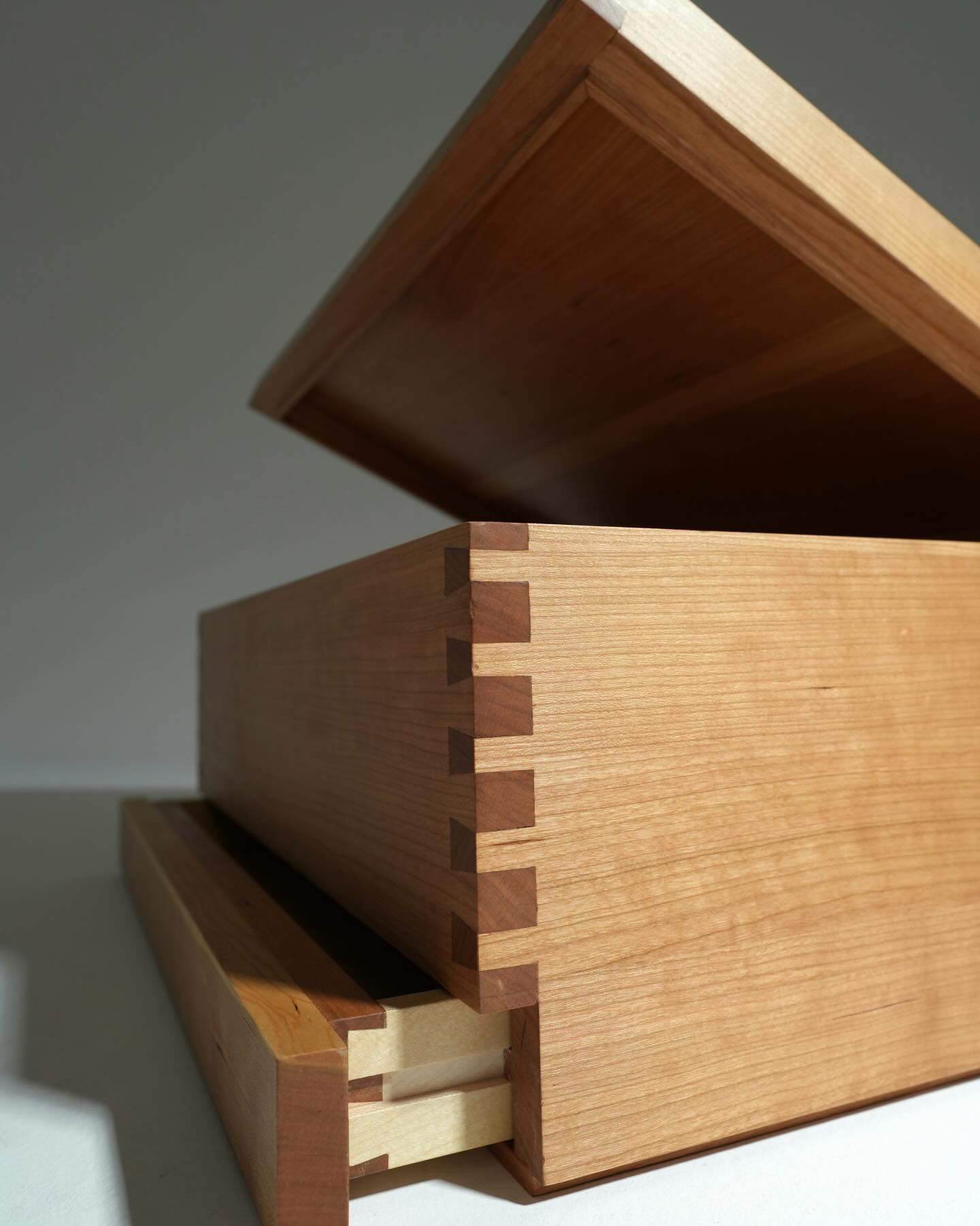 Dovetailed Cherry Tool Chest