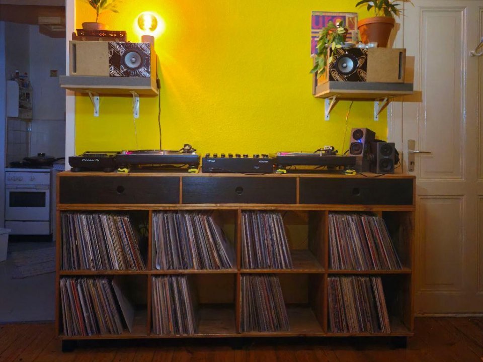 Vinyl Storage Shelf