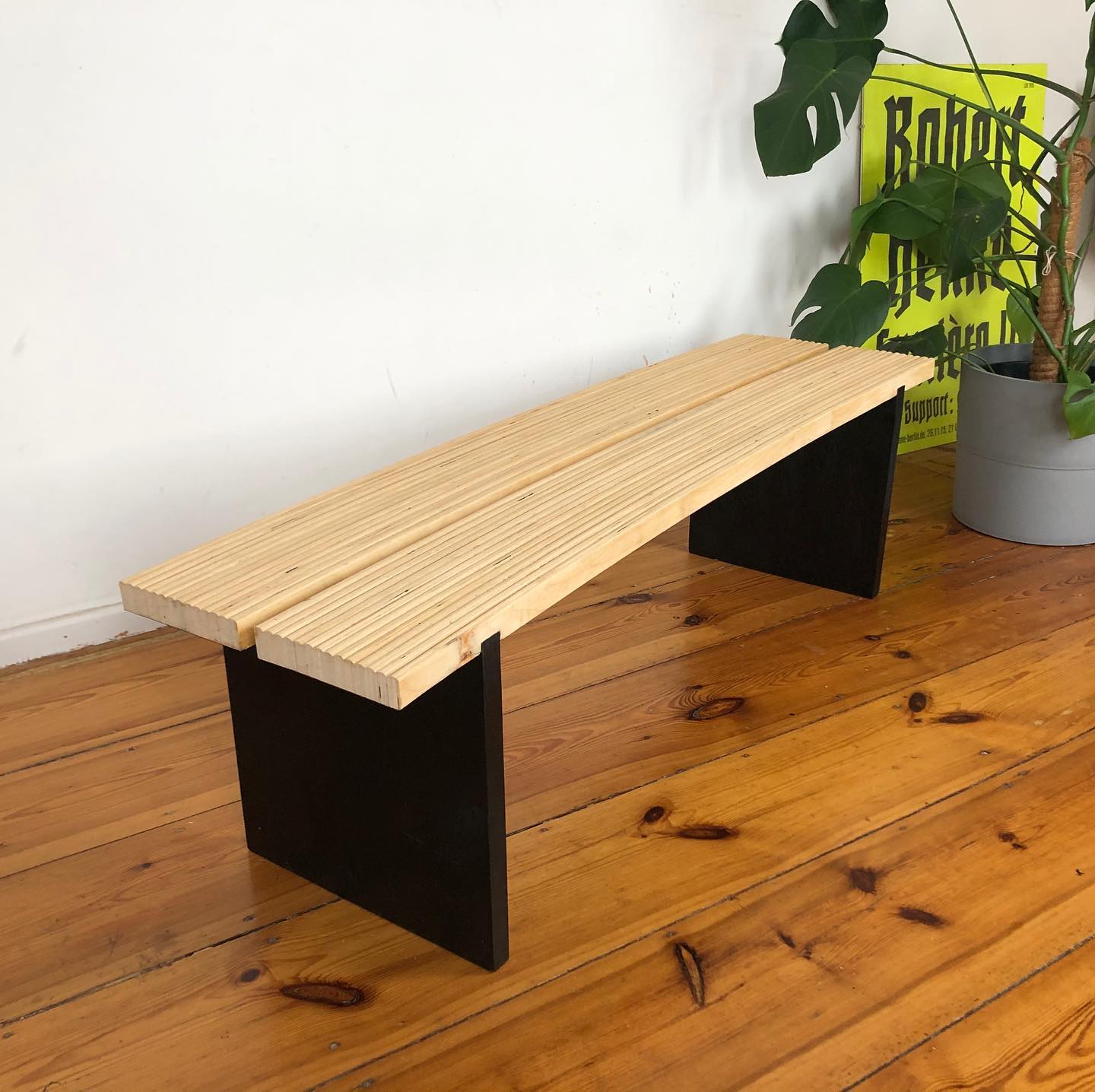 Slatted Bench