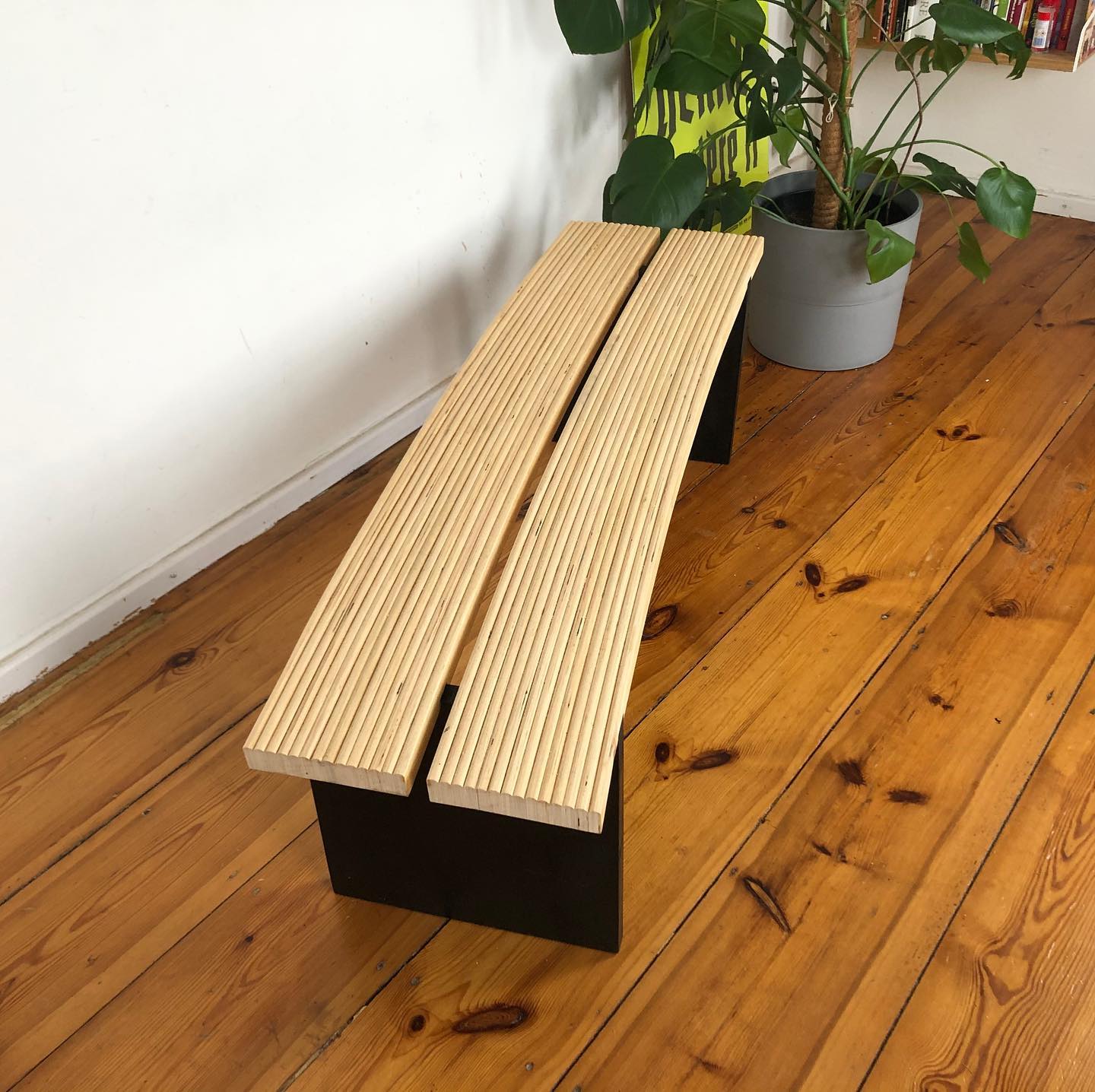 Slatted Bench
