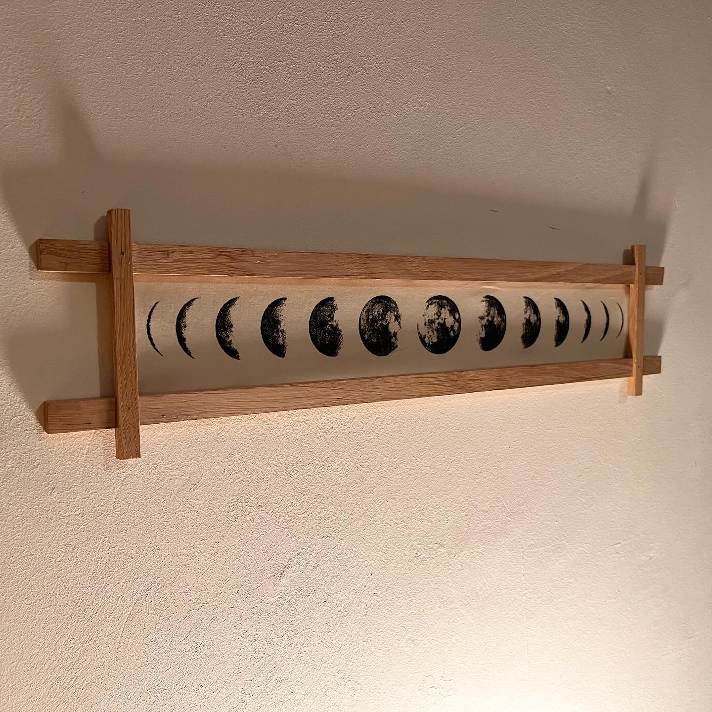 Oak Frame, Fabric Mount