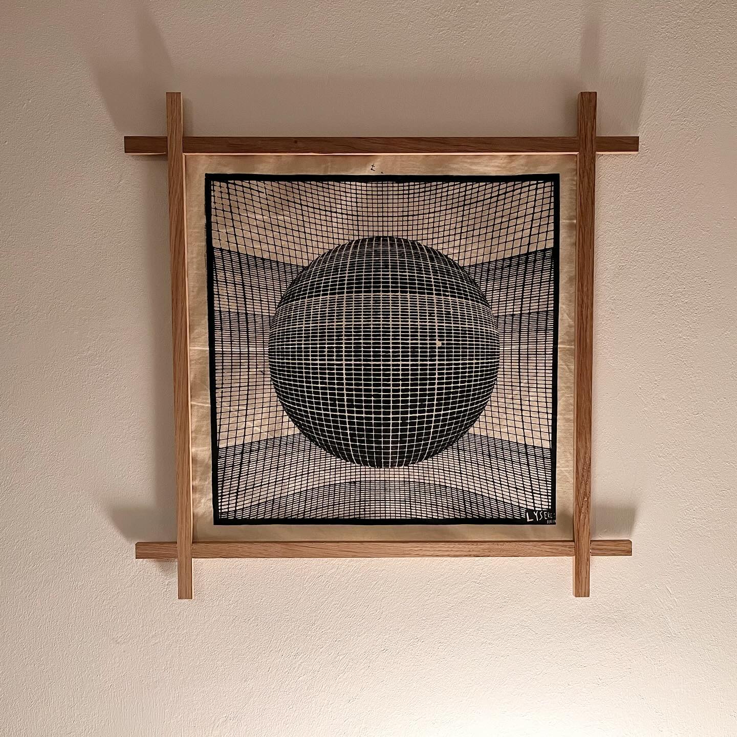 Oak Frame, Fabric Mount