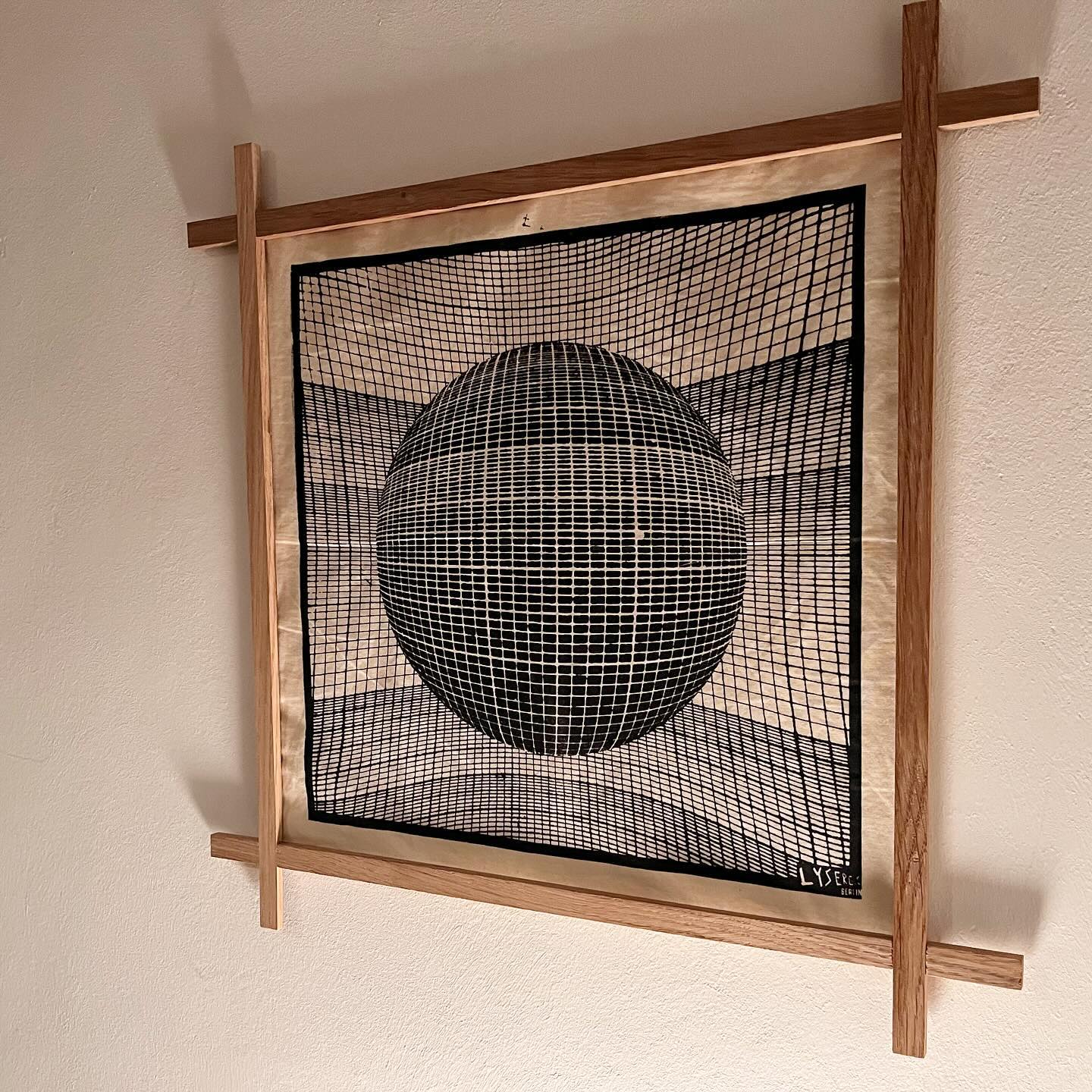 Oak Frame, Fabric Mount