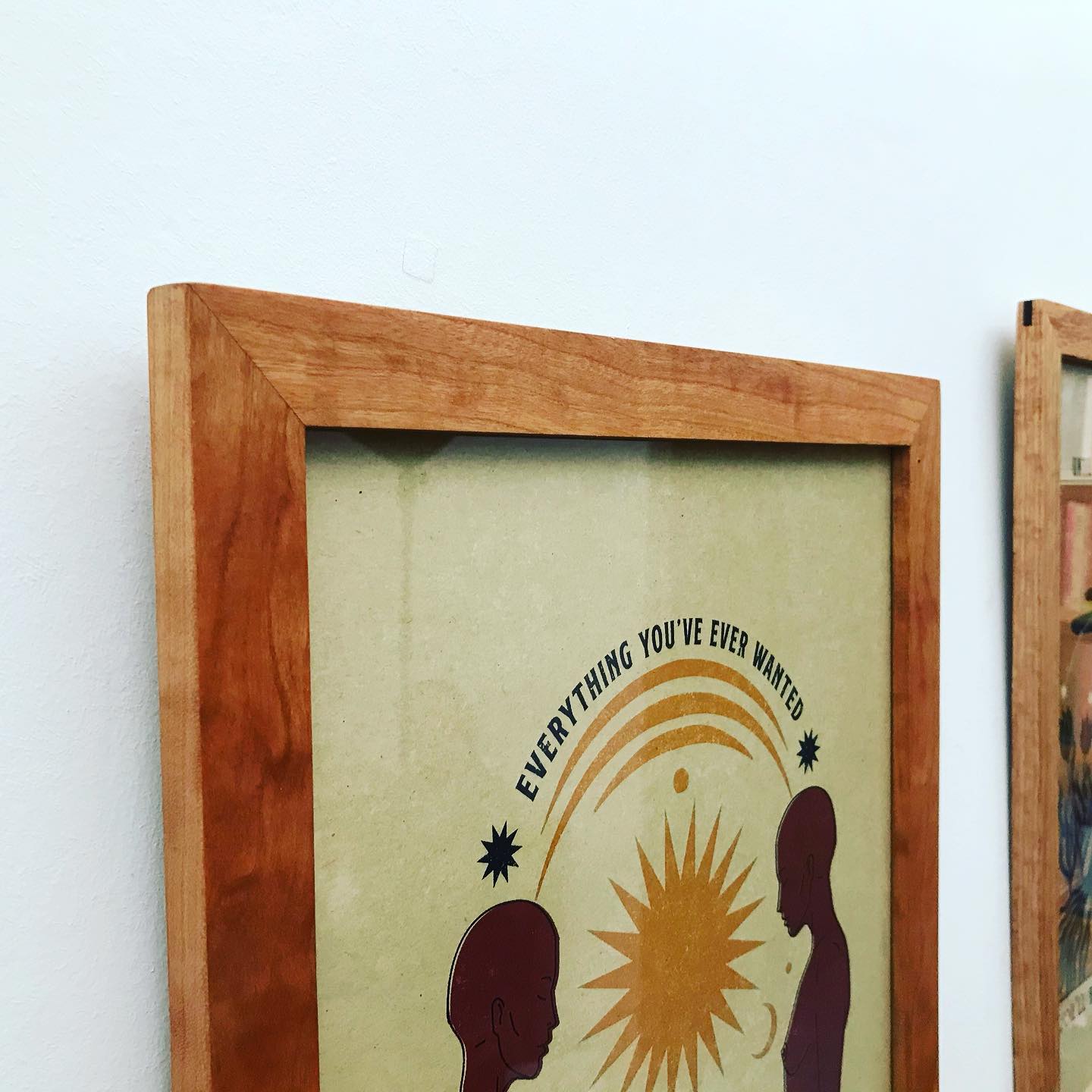Oak & Cherry Frame