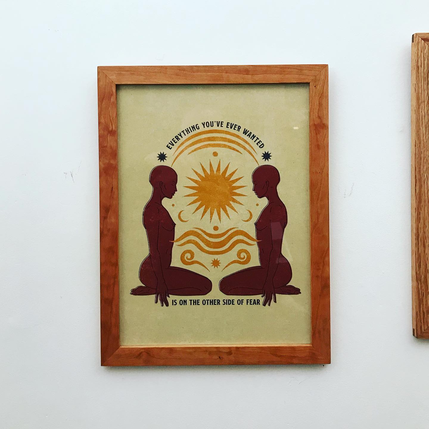 Oak & Cherry Frame