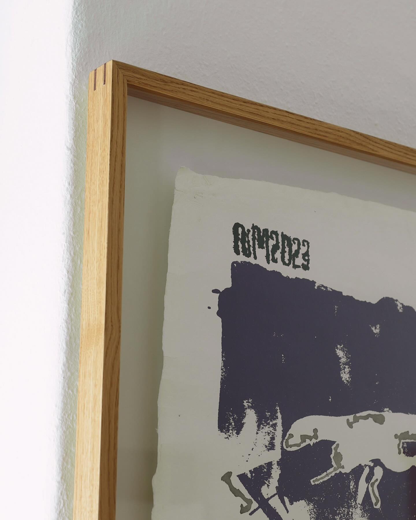 Splined Oak Print Frame