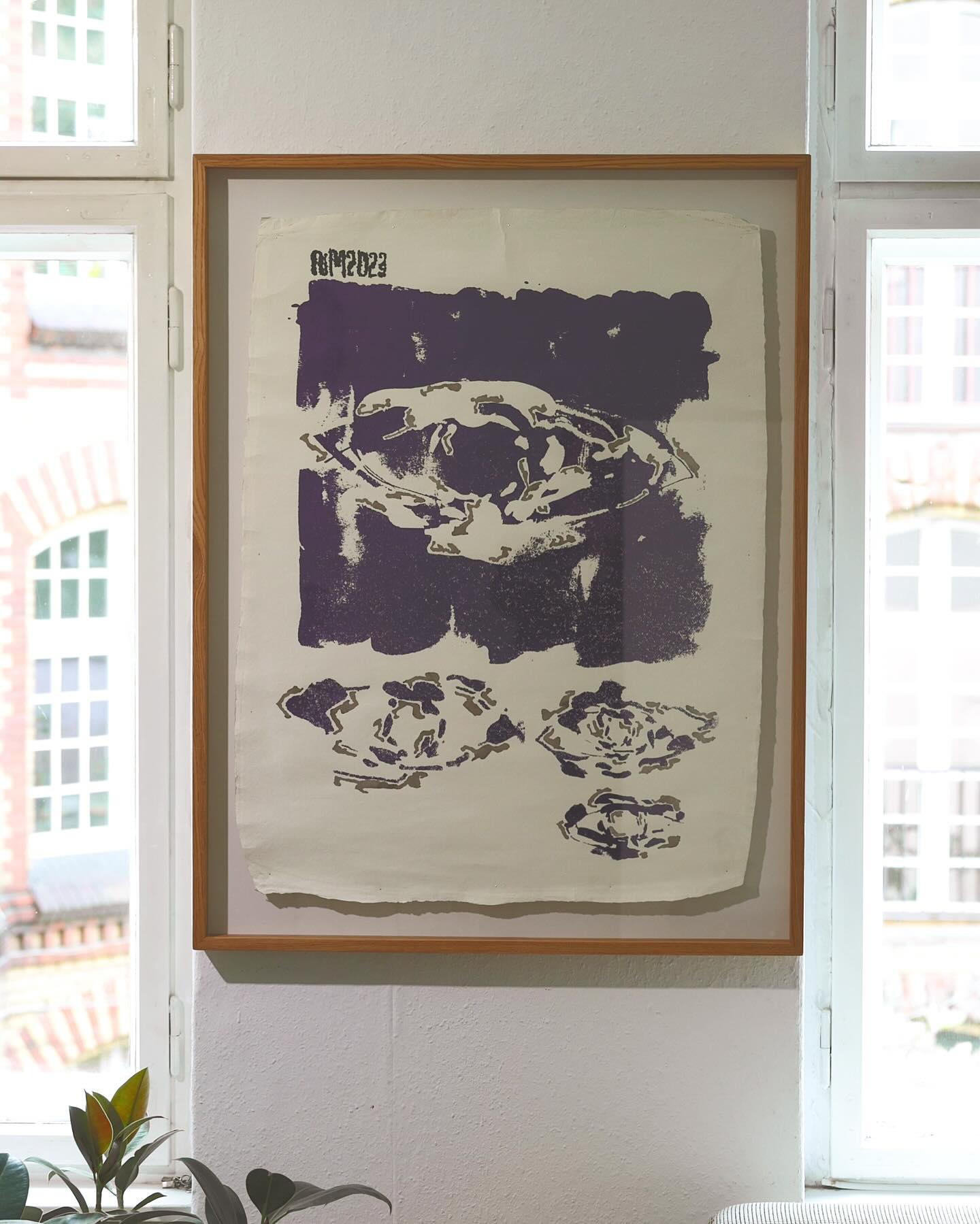 Splined Oak Print Frame