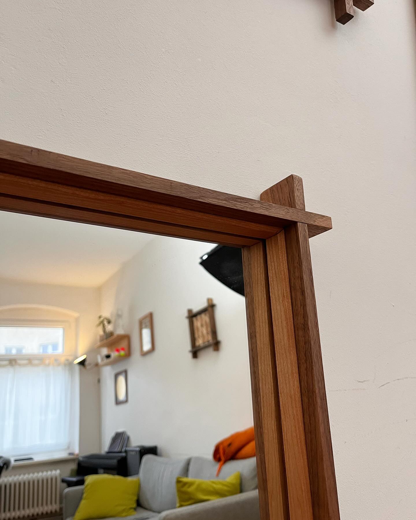 Walnut Mirror Frame