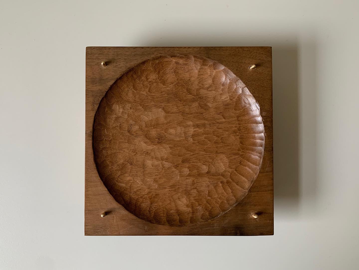 Walnut & Brass Bowl