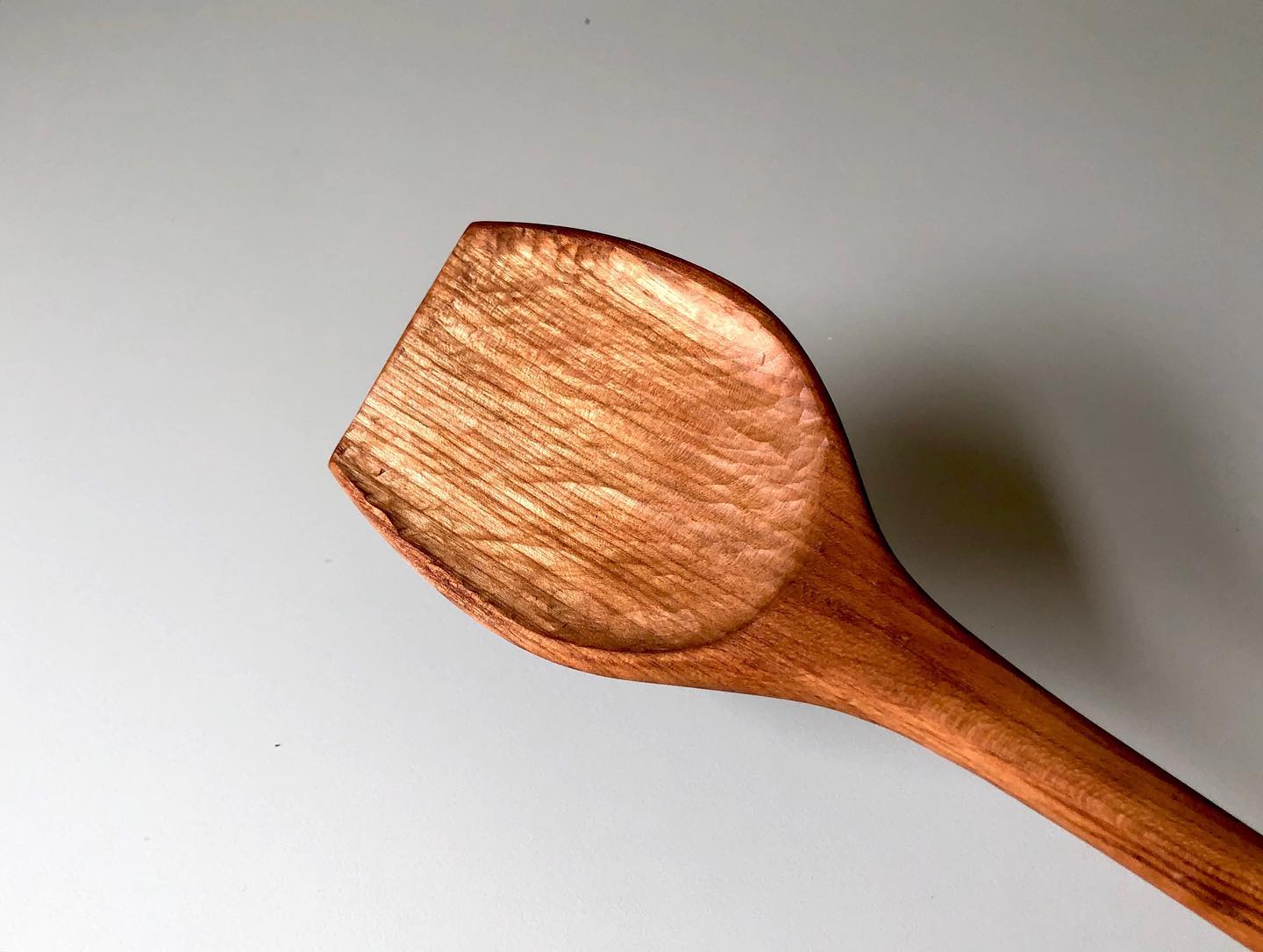 Hand-Carved Cherry Spoon