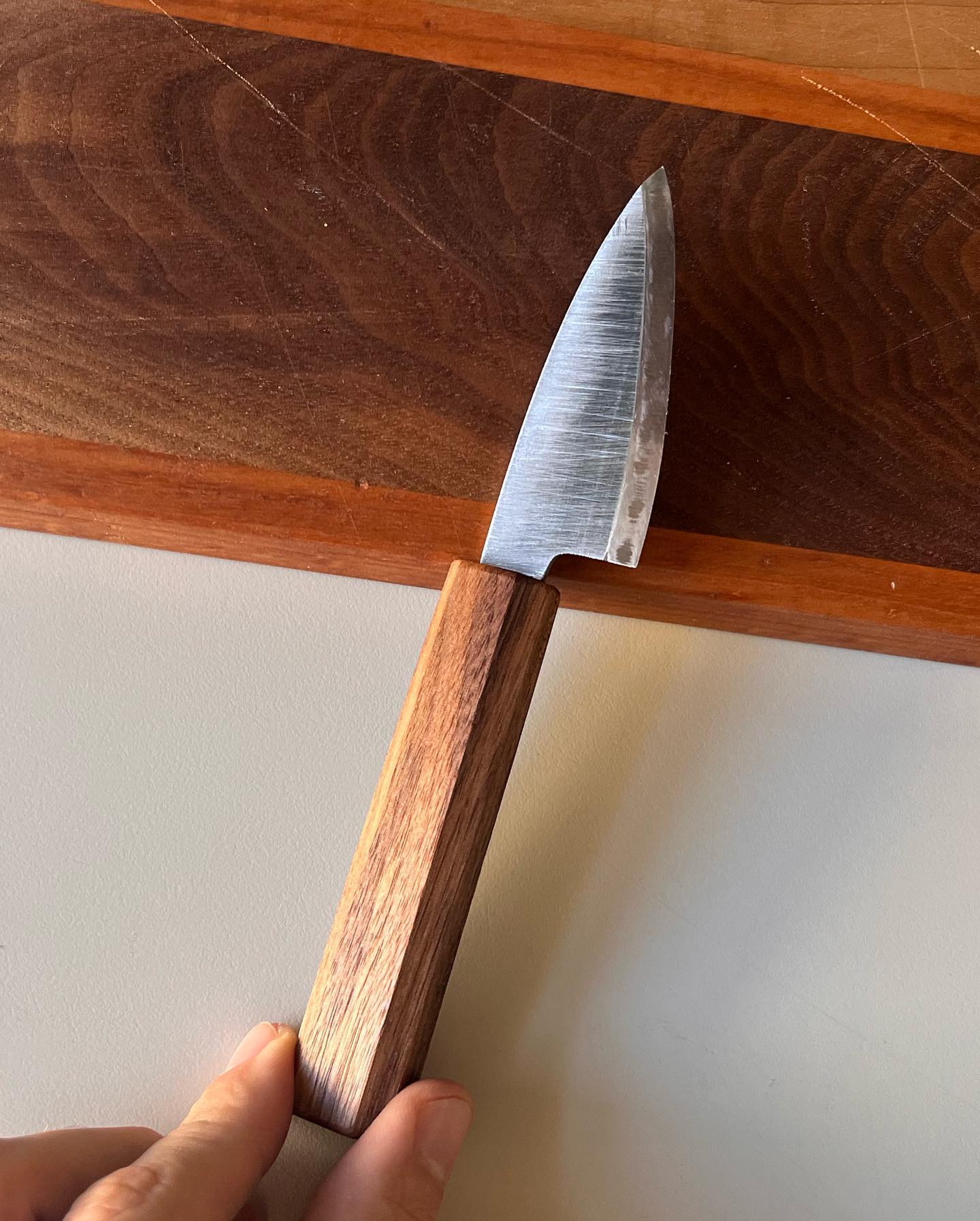 Oak-Handled Japanese Knife II
