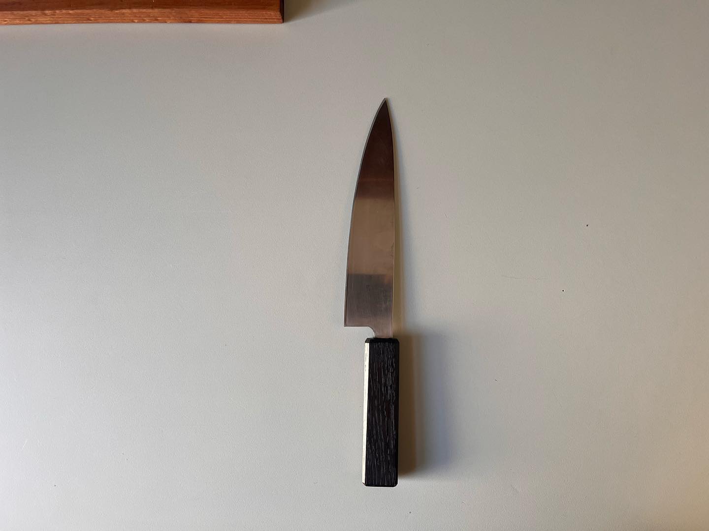 Oak-Handled Japanese Knife