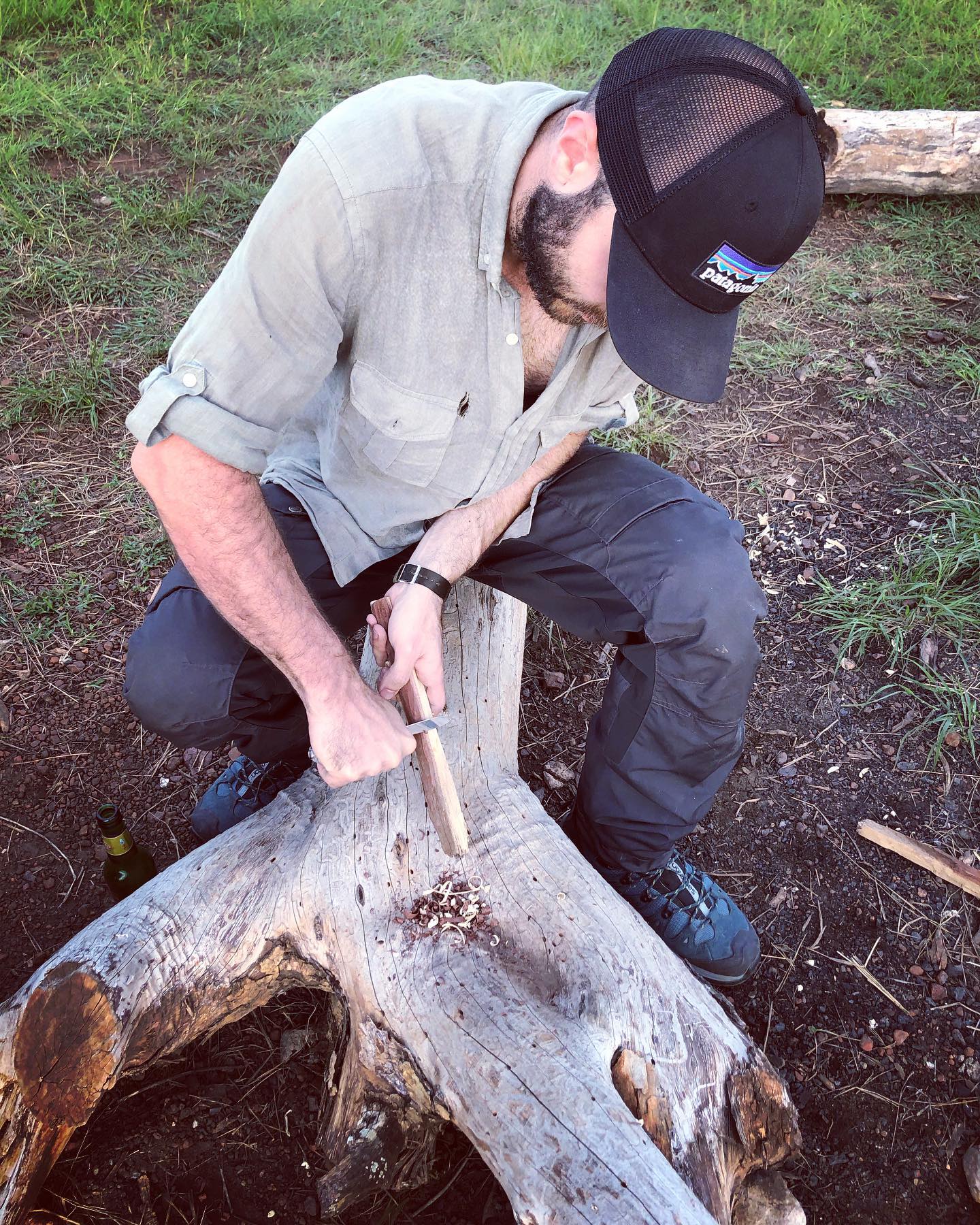Twin Teaks maker at work